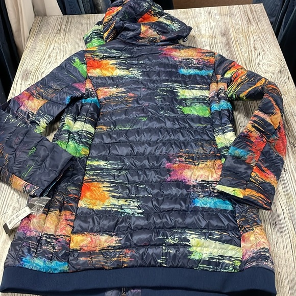 NWT Preston & York Down Packable Puffer Hooded Colorful Size small - Picture 5 of 7